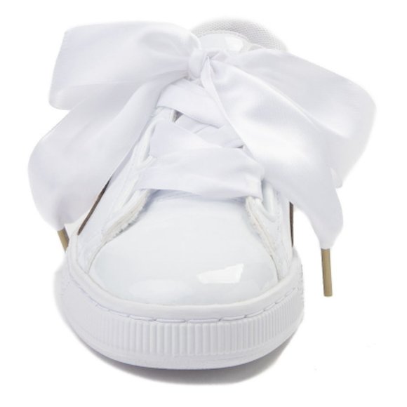 PUMA Athletic Basket Heart Patent Shoes - Picture 2 of 15